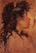 VELAZQUEZ, Diego Rodriguez de Silva y Study of Head-portrait of Abolo France oil painting reproduction